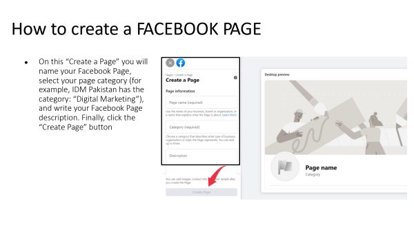 Page creation Guide