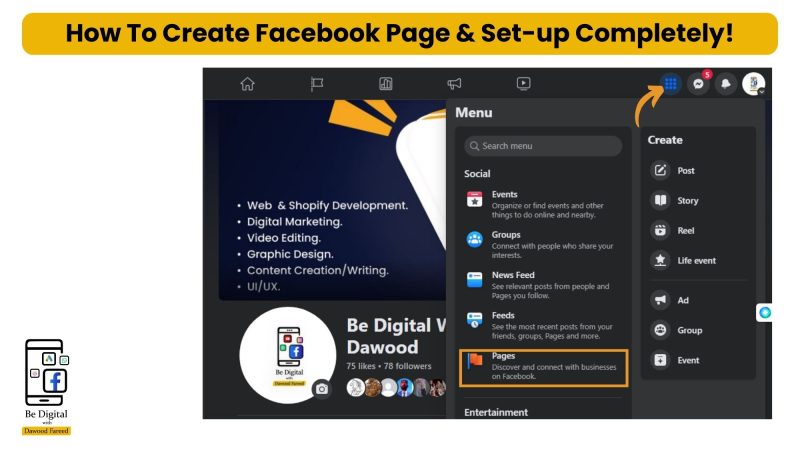 Create FB Page