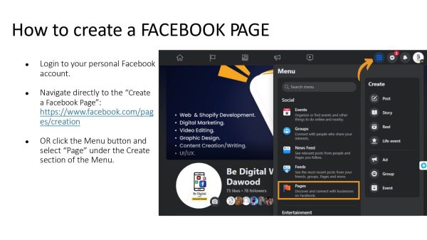 Page creation
